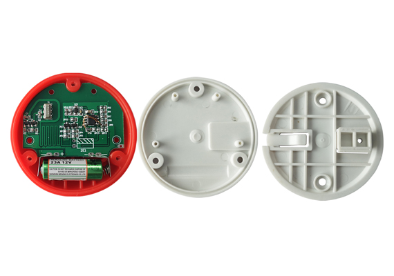 Unloading steps for wireless button base